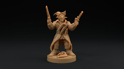 Hobgoblin Pirates Set | Dragon Trappers Lodge | Hunt for The Last Sea Angel | 32mm Scale Resin Printed Tabletop RPG Figure For DND