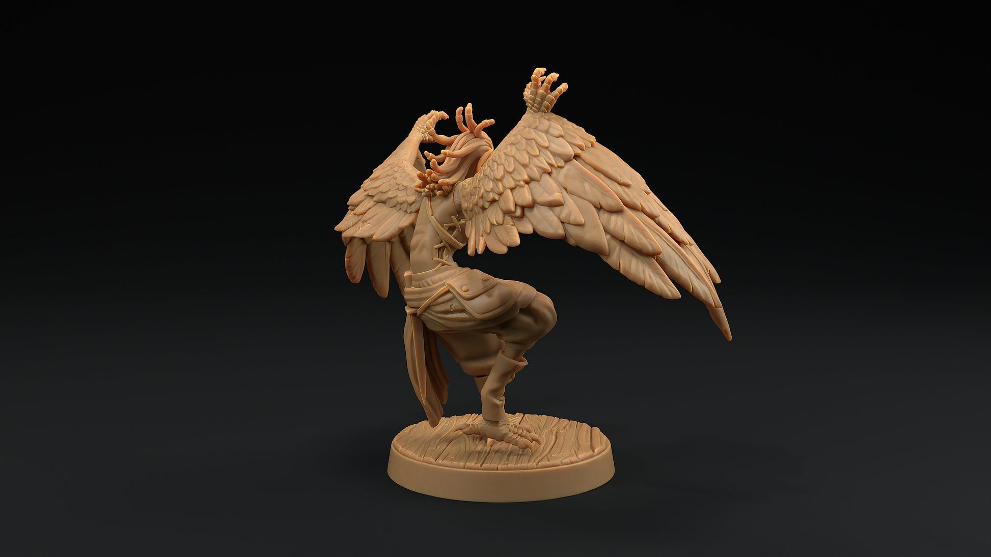Harpy Pirates Set | Dragon Trappers Lodge | Hunt for The Last Sea Angel | 32mm Scale Resin Printed Tabletop RPG Figure For DND
