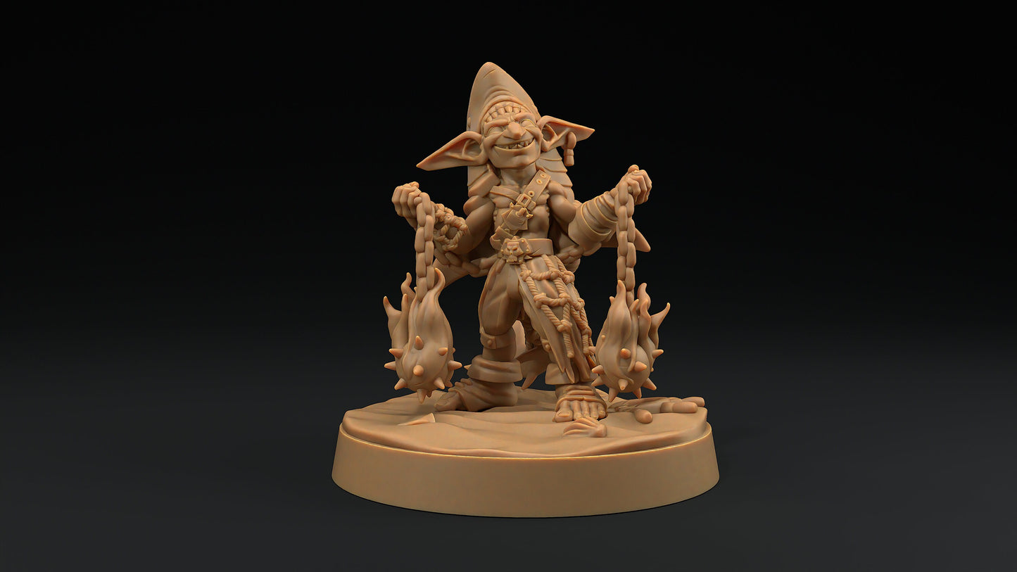 Goblin Pirates Set | Dragon Trappers Lodge | Hunt for The Last Sea Angel | 32mm Scale Resin Printed Tabletop RPG Figure For DND