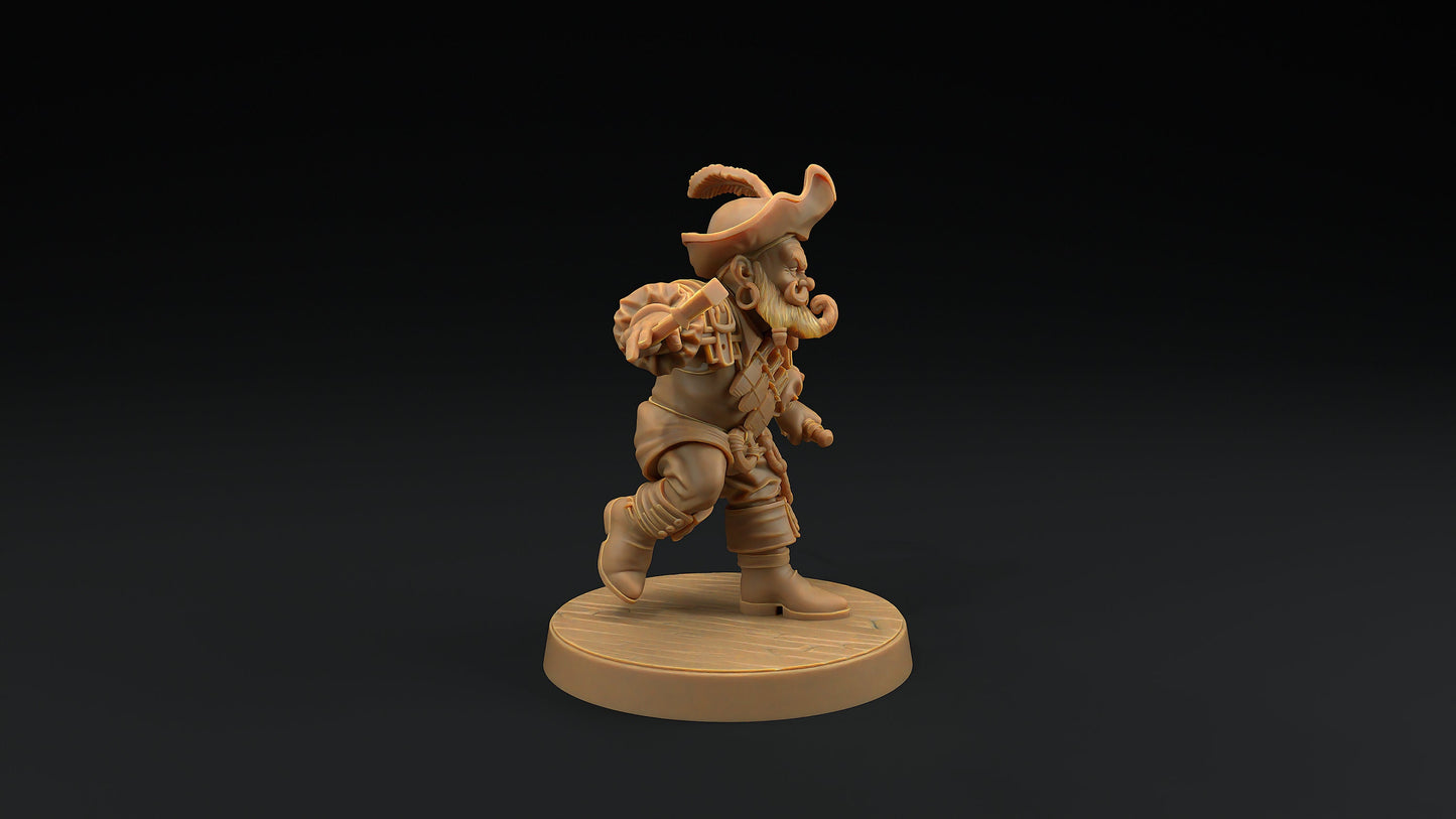 Flint Stonetone, Dwarven Trapper | Dragon Trappers Lodge | Hunt for The Last Sea Angel | 32mm Scale Resin Printed TTRPG Figure For DND