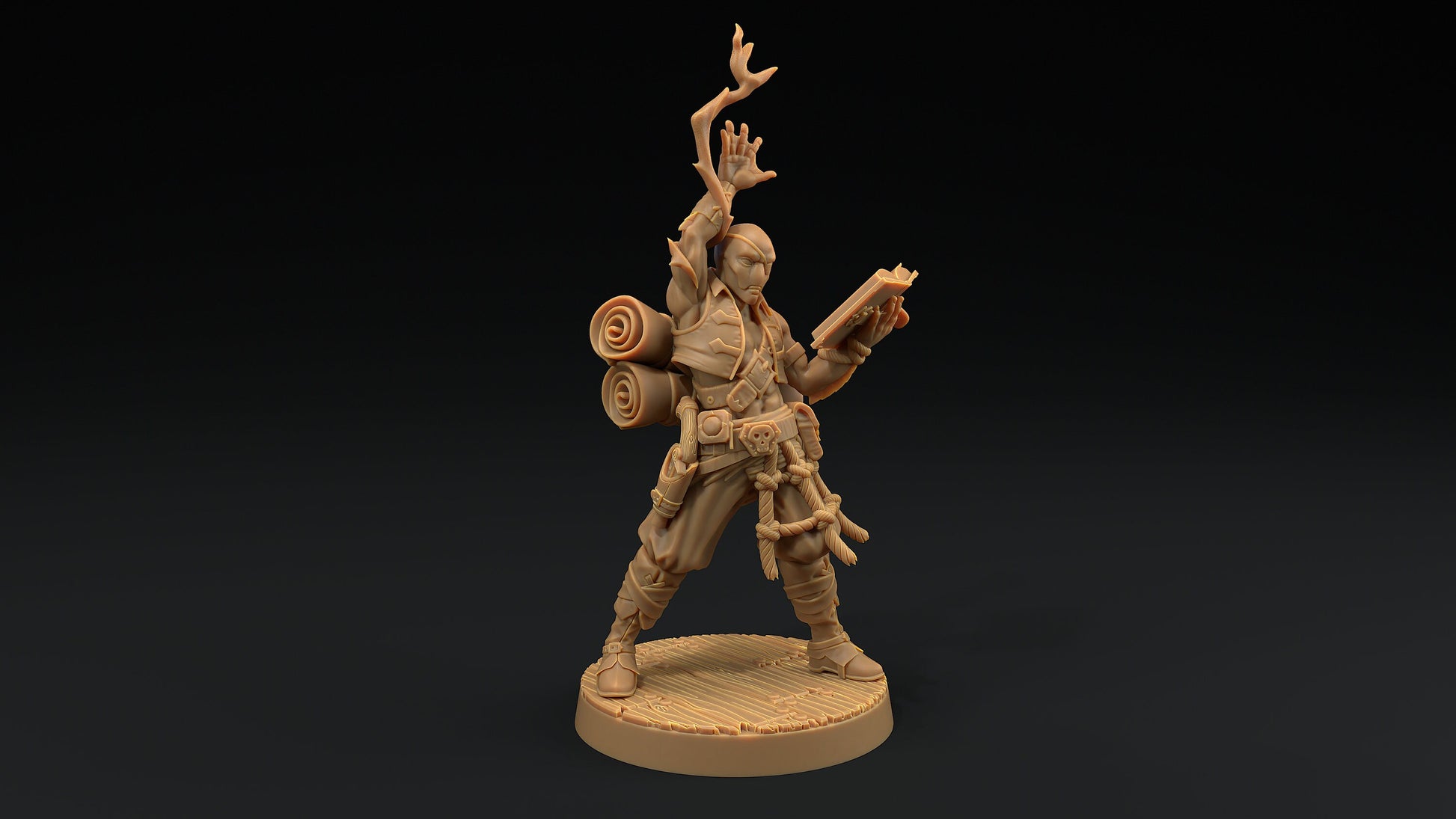 Bamf Tx'Aru | Dragon Trappers Lodge | Hunt for The Last Sea Angel | 32mm Scale Resin Printed Tabletop RPG Figure For DND