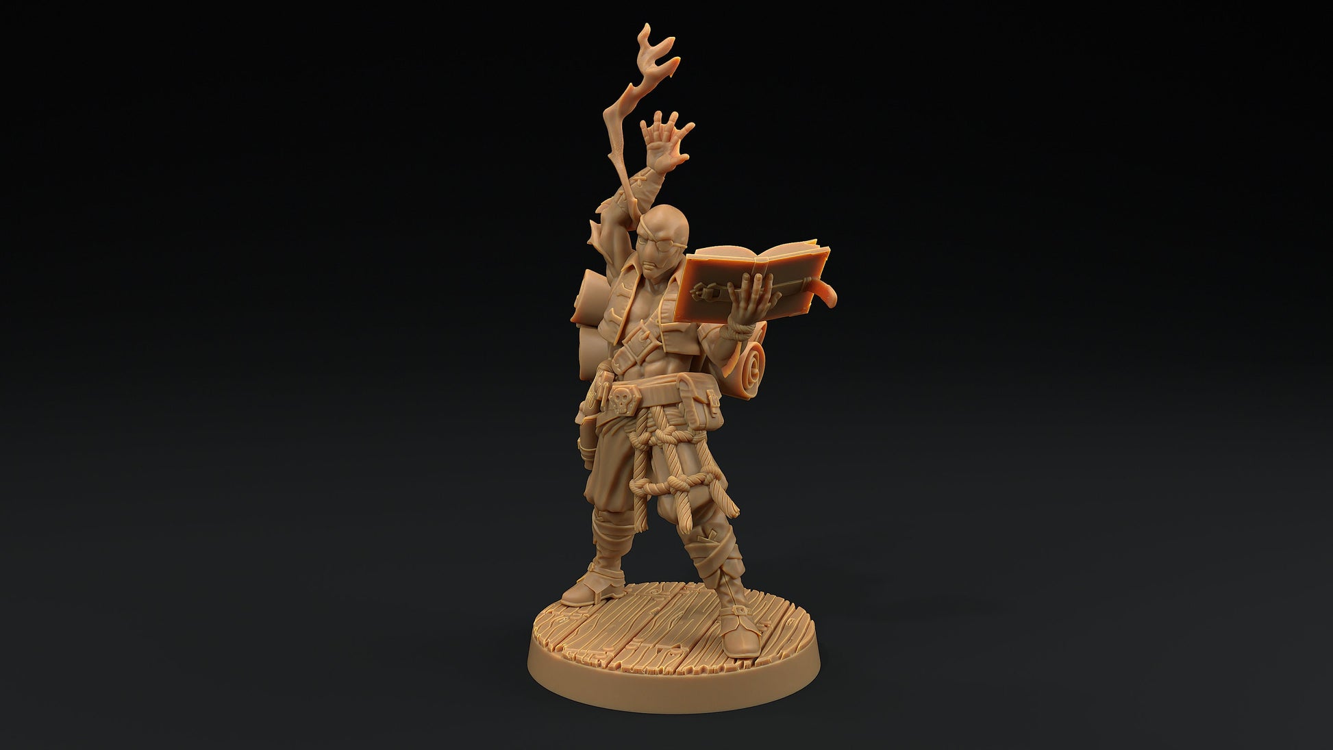 Bamf Tx'Aru | Dragon Trappers Lodge | Hunt for The Last Sea Angel | 32mm Scale Resin Printed Tabletop RPG Figure For DND