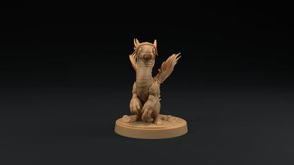 Collectible Blue Sea Ferret Drake | Dragon Trappers Lodge | Hunt for The Last Sea Angel | 32mm Scale Resin Printed TTRPG Figure For DND