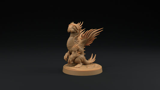 Collectible Blue Sea Ferret Drake | Dragon Trappers Lodge | Hunt for The Last Sea Angel | 32mm Scale Resin Printed TTRPG Figure For DND