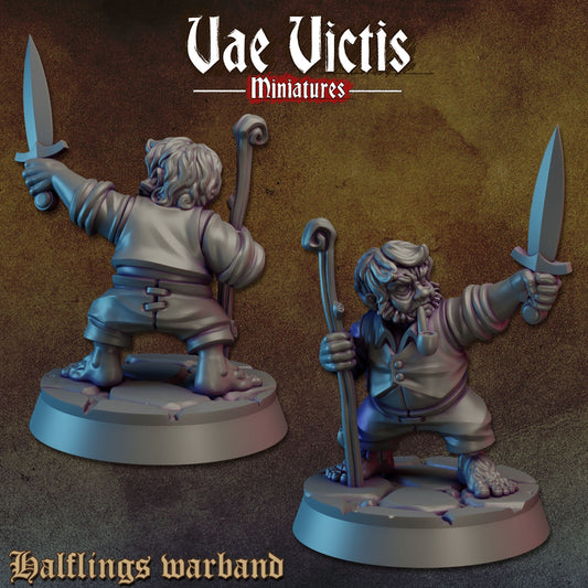 Halfling Patriarch | Vae Victis Miniatures | 32mm Scale Resin Printed Tabletop RPG Figures for Tabletop Roleplaying or Wargaming