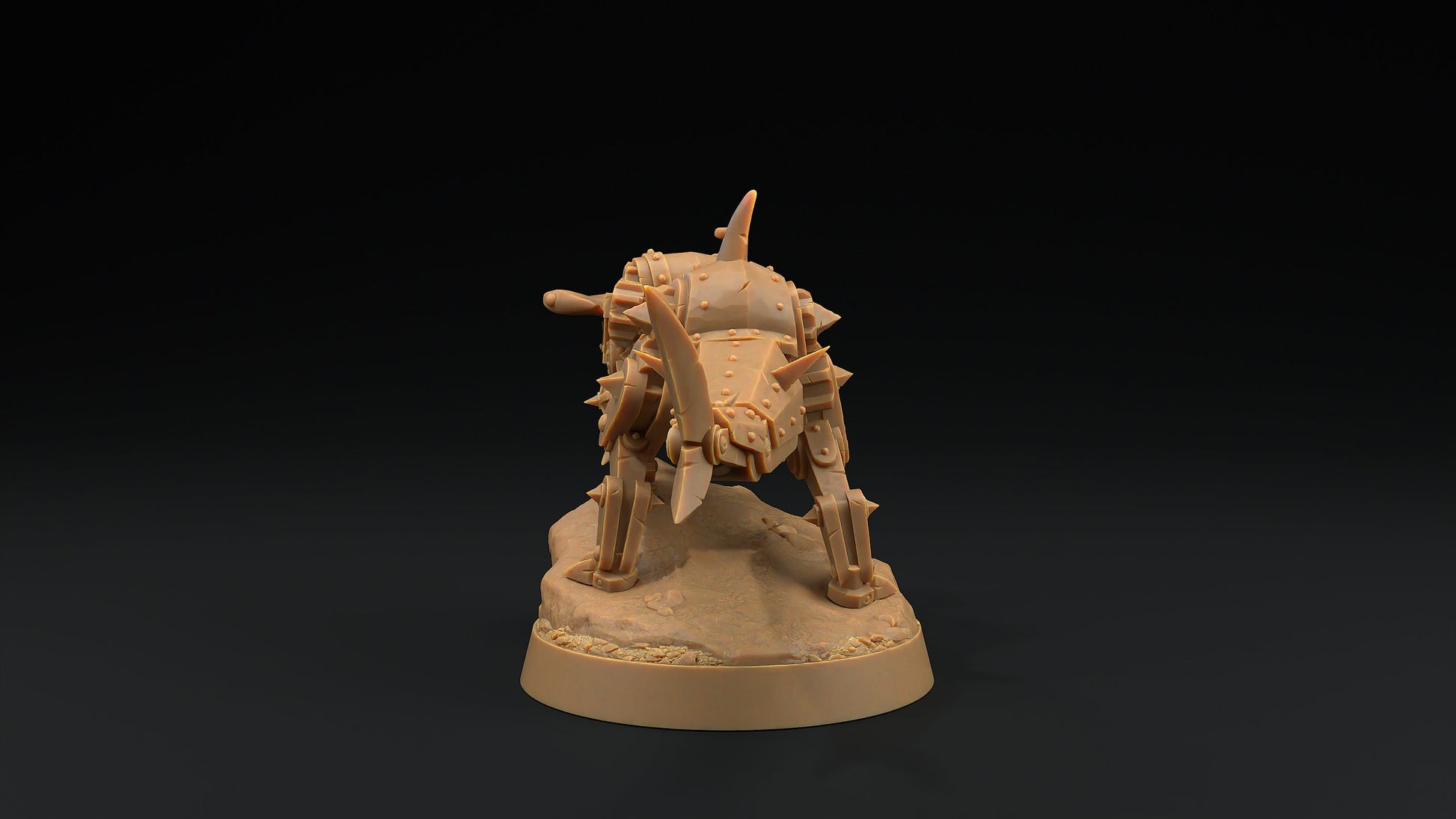 Hammerhead Mastiffs Set | Dragon Trappers Lodge | Hero Hunters Lodge | 32mm Scale Resin Printed Tabletop RPG Figure For DND and TTRPGs
