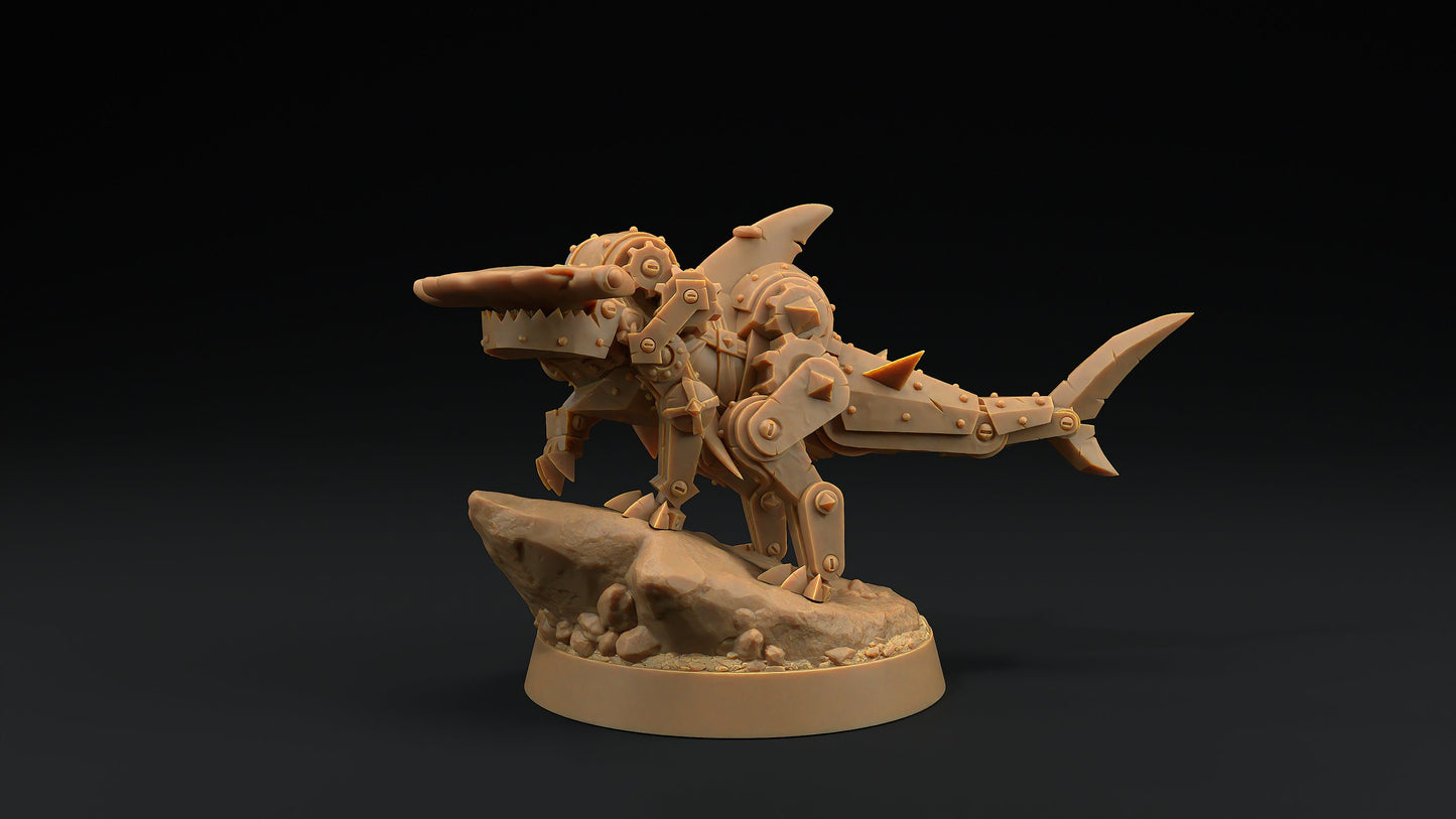 Hammerhead Mastiffs Set | Dragon Trappers Lodge | Hero Hunters Lodge | 32mm Scale Resin Printed Tabletop RPG Figure For DND and TTRPGs