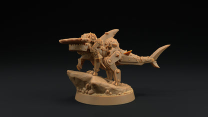 Hammerhead Mastiffs Set | Dragon Trappers Lodge | Hero Hunters Lodge | 32mm Scale Resin Printed Tabletop RPG Figure For DND and TTRPGs