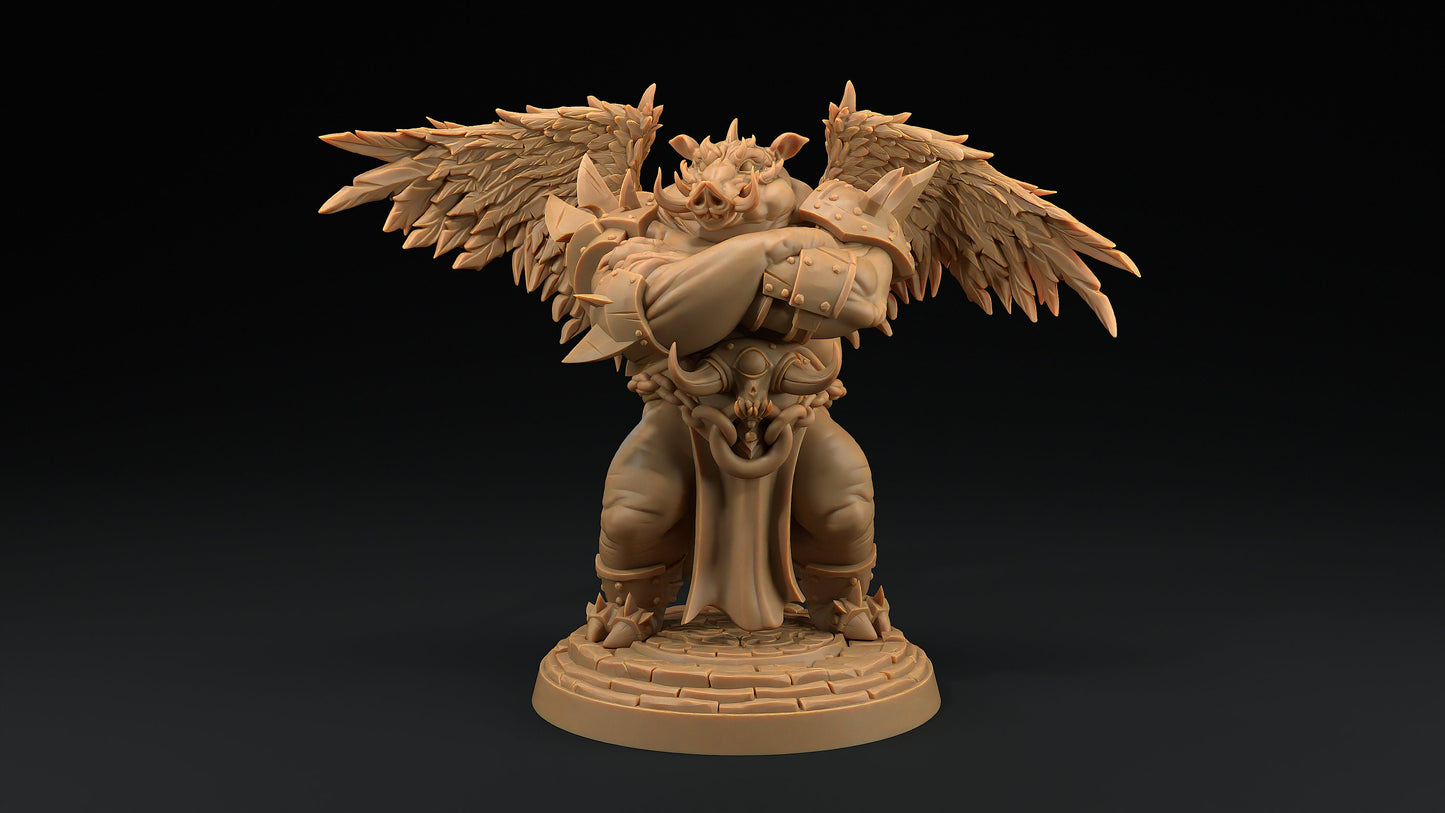Gornak, Moira's Muscle | Dragon Trappers Lodge | Hero Hunters Lodge | 32mm Scale Resin Printed Tabletop RPG Figure For DND and TTRPGs