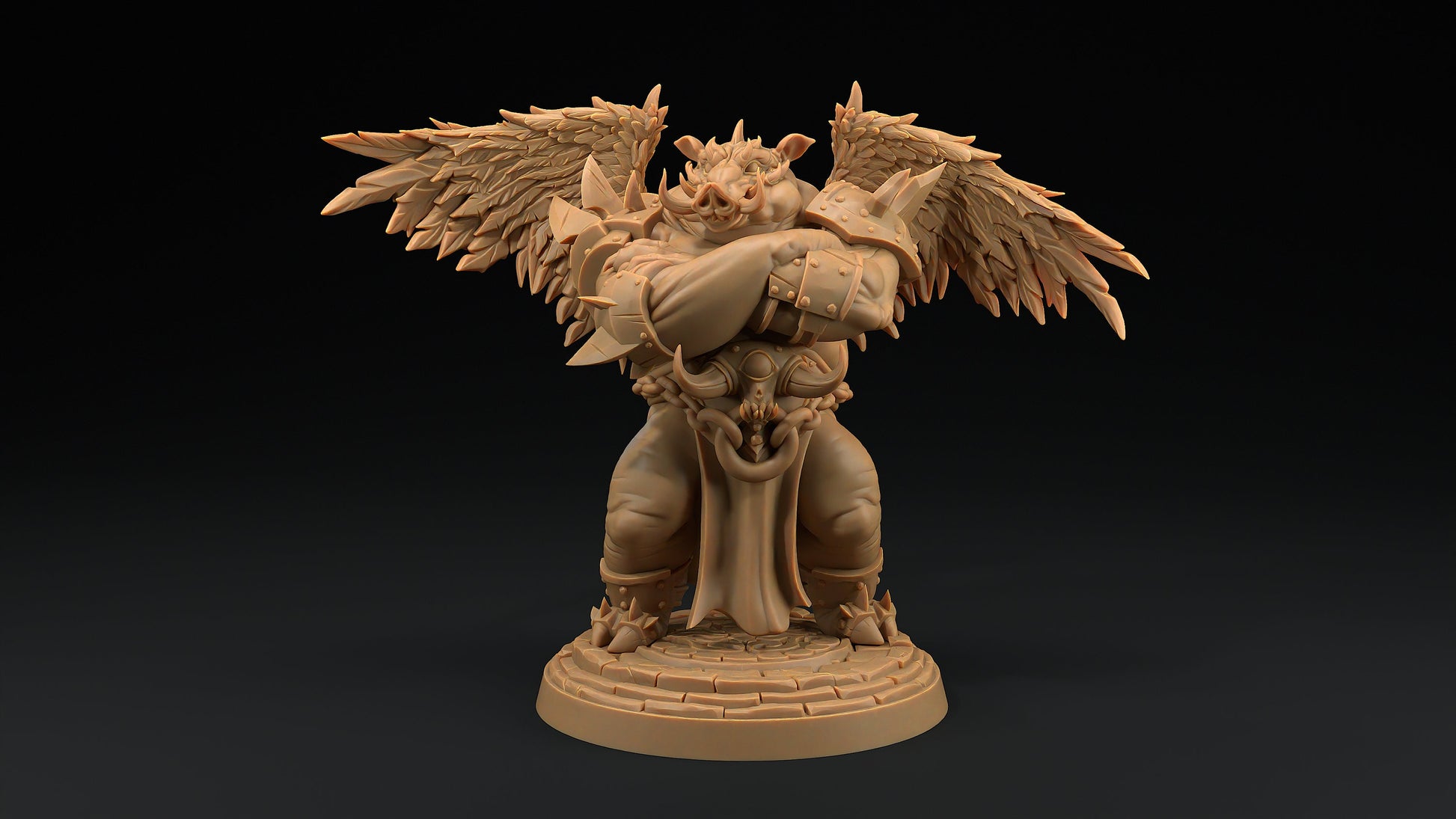 Gornak, Moira's Muscle | Dragon Trappers Lodge | Hero Hunters Lodge | 32mm Scale Resin Printed Tabletop RPG Figure For DND and TTRPGs