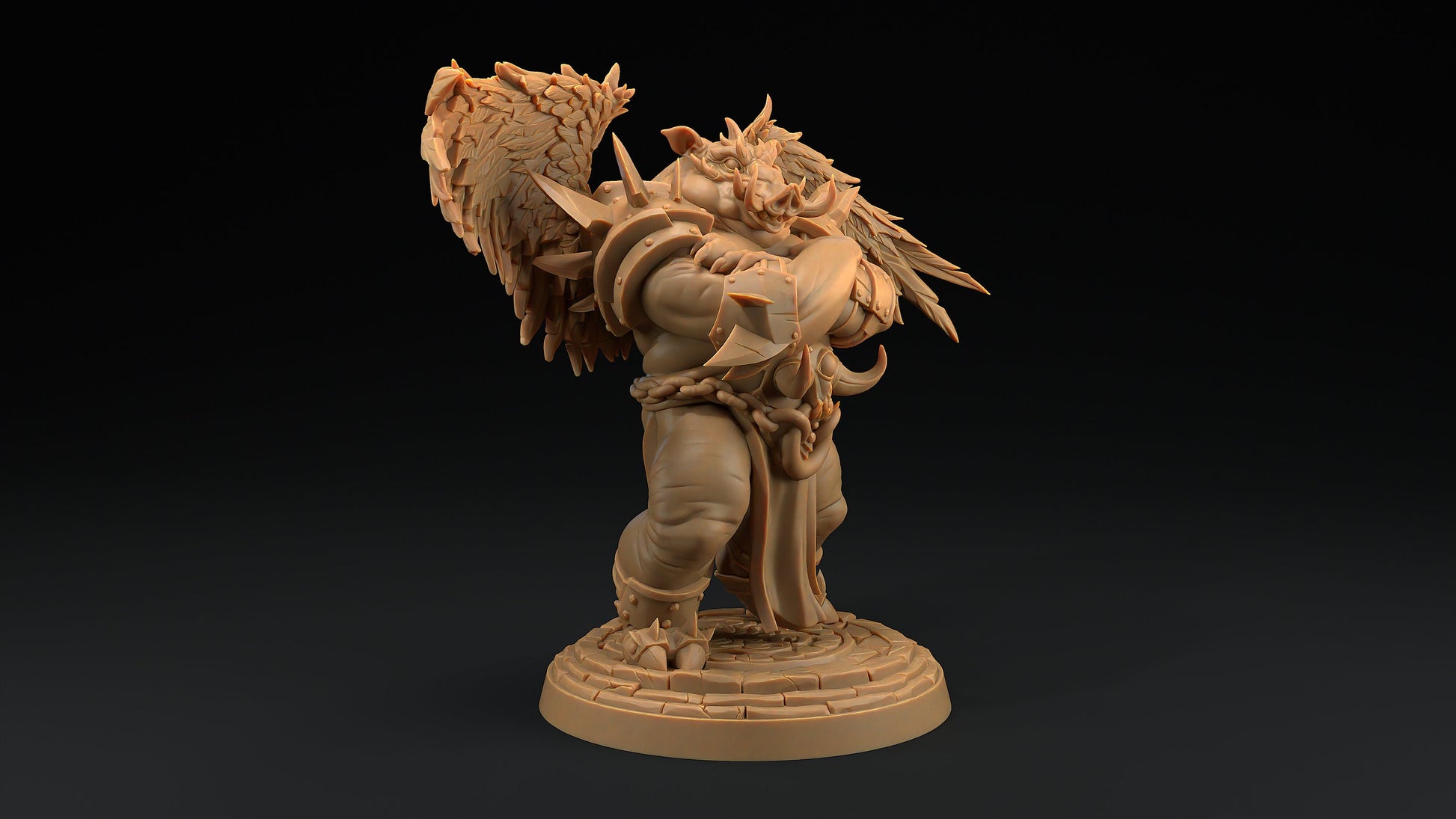 Gornak, Moira's Muscle | Dragon Trappers Lodge | Hero Hunters Lodge | 32mm Scale Resin Printed Tabletop RPG Figure For DND and TTRPGs