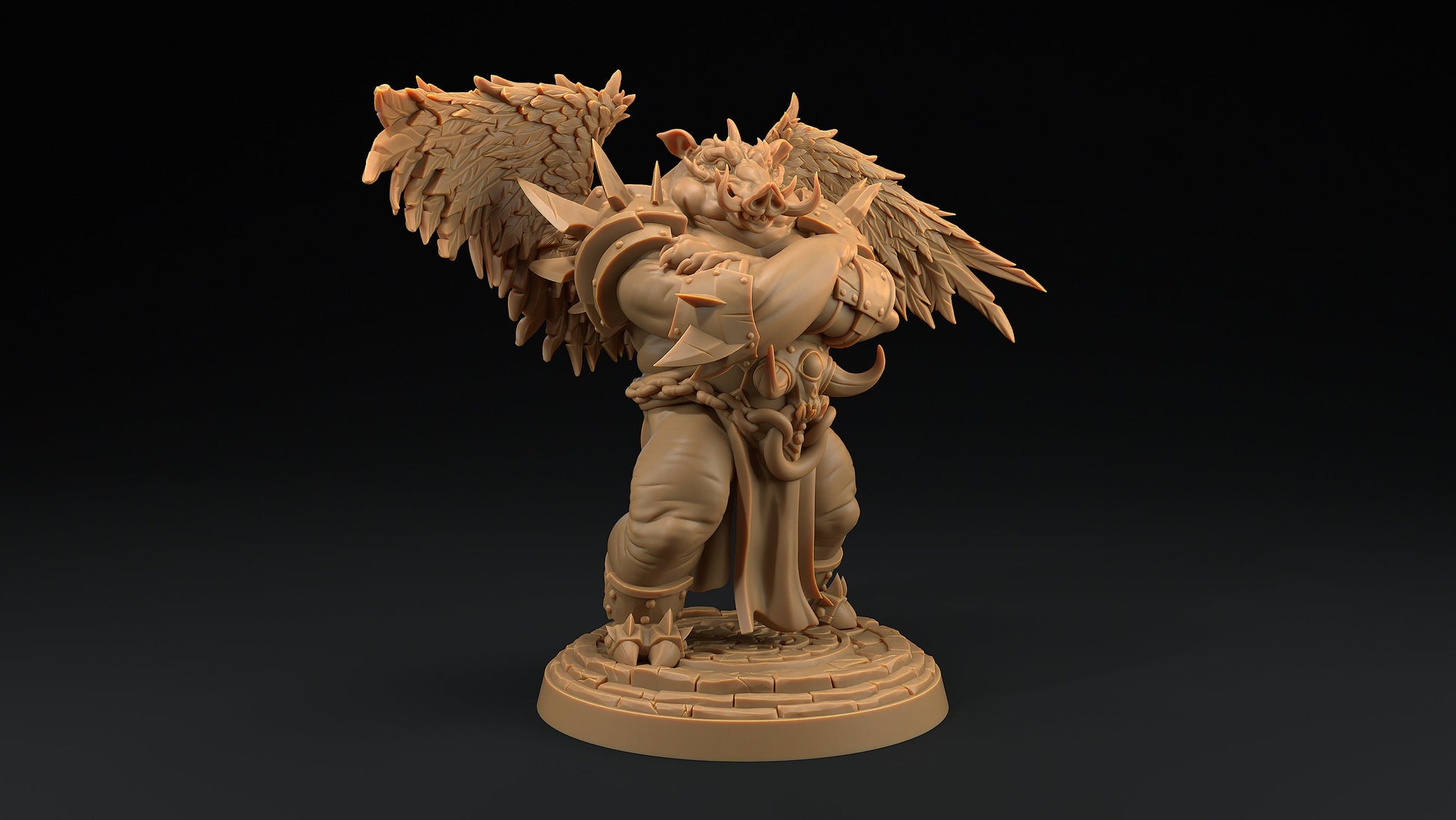 Gornak, Moira's Muscle | Dragon Trappers Lodge | Hero Hunters Lodge | 32mm Scale Resin Printed Tabletop RPG Figure For DND and TTRPGs