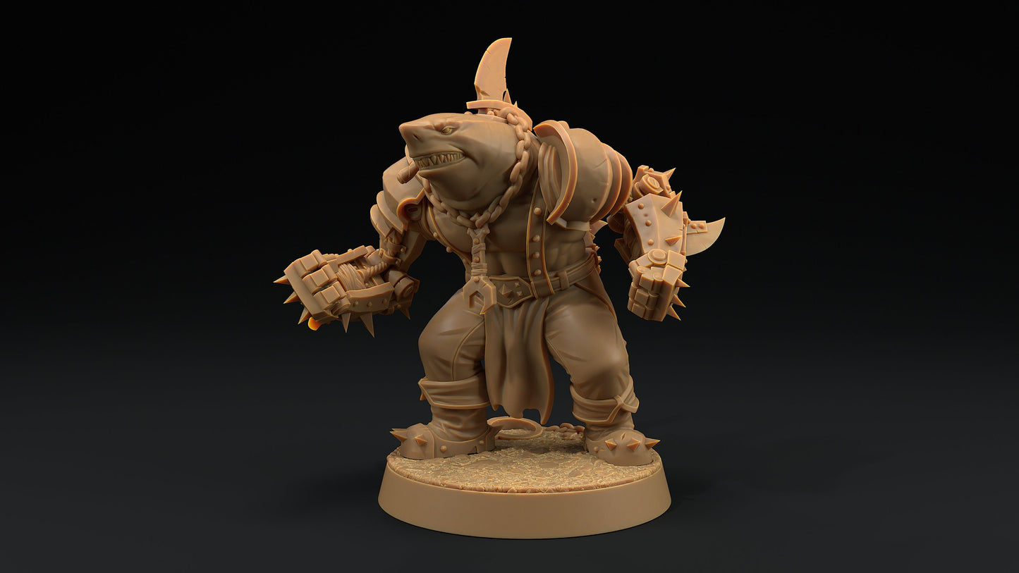 Finnigan "The Jaws" Lupo | Dragon Trappers Lodge | Hero Hunters Lodge | 32mm Scale Resin Printed Tabletop RPG Figure For DND and TTRPGs