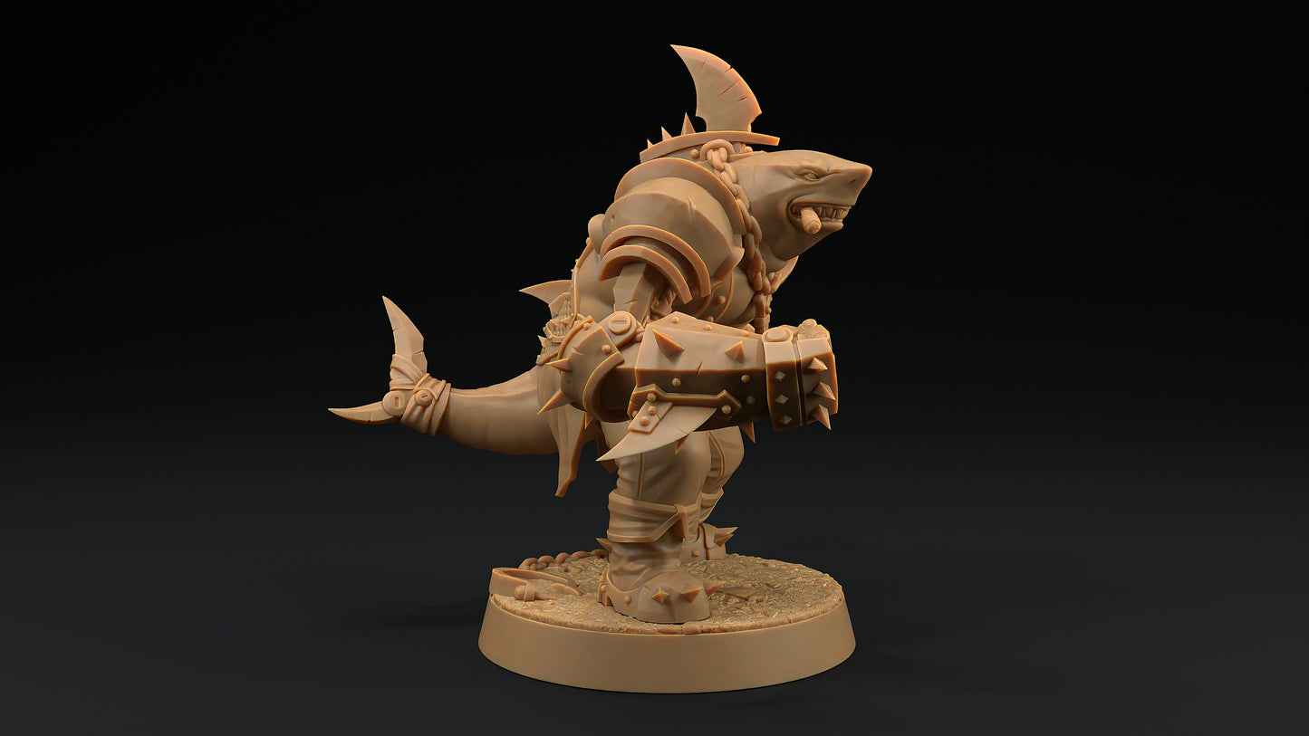 Finnigan "The Jaws" Lupo | Dragon Trappers Lodge | Hero Hunters Lodge | 32mm Scale Resin Printed Tabletop RPG Figure For DND and TTRPGs