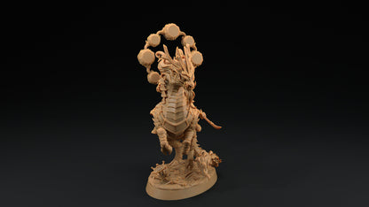 Kirin Mounted Samurai Celestial | Dragon Trappers Lodge | Chosen Of The Kami | 32mm Scale Resin Printed Tabletop RPG Figure For DND