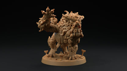 Komainu | Dragon Trappers Lodge | Chosen Of The Kami | 32mm Scale Resin Printed Tabletop RPG Figure For DND