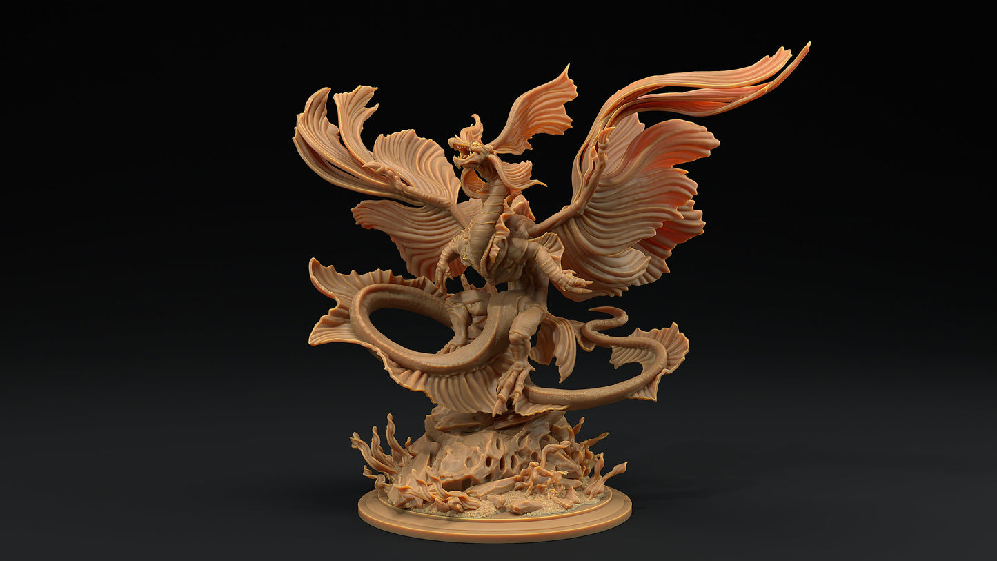 The Sea Angel | Dragon Trappers Lodge | Hunt for The Last Sea Angel | 32mm Scale Resin Printed Tabletop RPG Figure For DND and TTRPGs