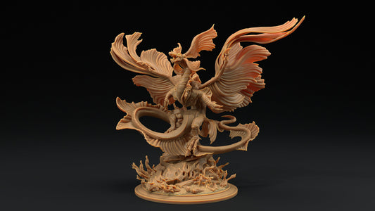 The Sea Angel | Dragon Trappers Lodge | Hunt for The Last Sea Angel | 32mm Scale Resin Printed Tabletop RPG Figure For DND and TTRPGs