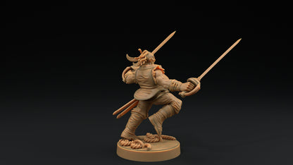 Hobgoblin Pirates Set | Dragon Trappers Lodge | Hunt for The Last Sea Angel | 32mm Scale Resin Printed Tabletop RPG Figure For DND