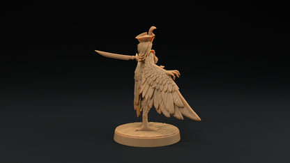 Harpy Pirates Set | Dragon Trappers Lodge | Hunt for The Last Sea Angel | 32mm Scale Resin Printed Tabletop RPG Figure For DND