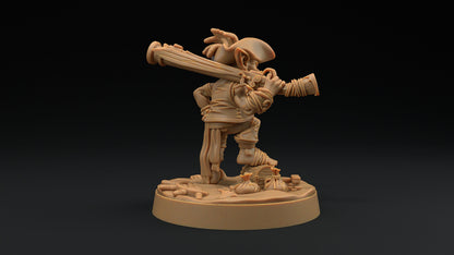 Goblin Pirates Set | Dragon Trappers Lodge | Hunt for The Last Sea Angel | 32mm Scale Resin Printed Tabletop RPG Figure For DND