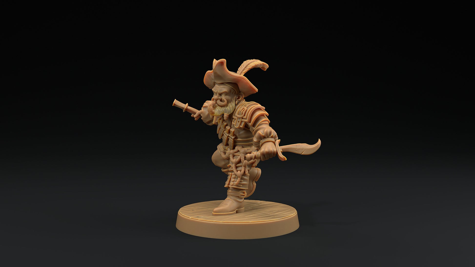 Flint Stonetone, Dwarven Trapper | Dragon Trappers Lodge | Hunt for The Last Sea Angel | 32mm Scale Resin Printed TTRPG Figure For DND