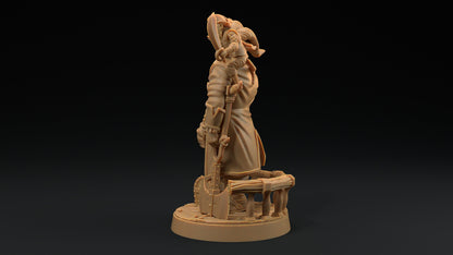 Captain Mobius | Dragon Trappers Lodge | Hunt for The Last Sea Angel | 32mm Scale Resin Printed Tabletop RPG Figure For DND