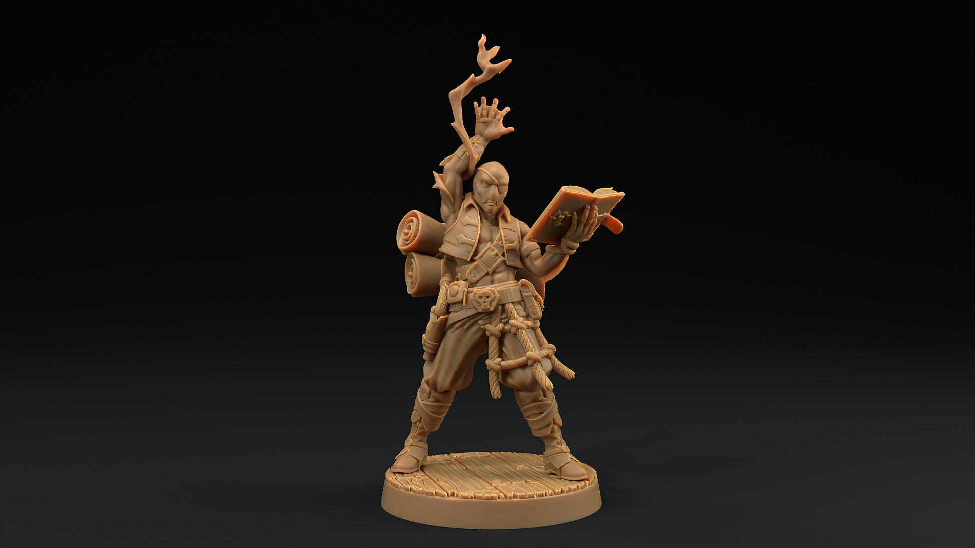 Bamf Tx'Aru | Dragon Trappers Lodge | Hunt for The Last Sea Angel | 32mm Scale Resin Printed Tabletop RPG Figure For DND