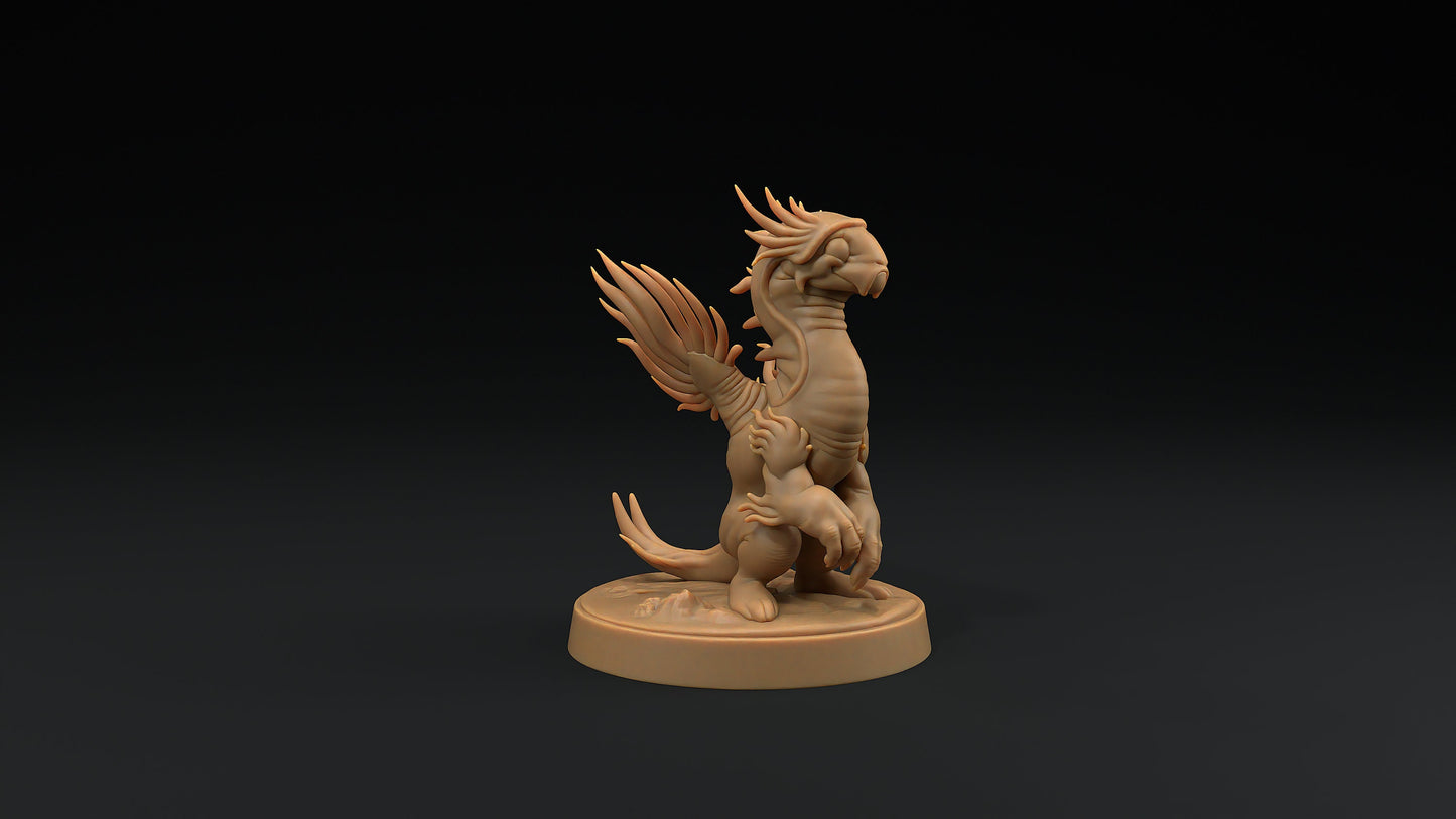 Collectible Blue Sea Ferret Drake | Dragon Trappers Lodge | Hunt for The Last Sea Angel | 32mm Scale Resin Printed TTRPG Figure For DND