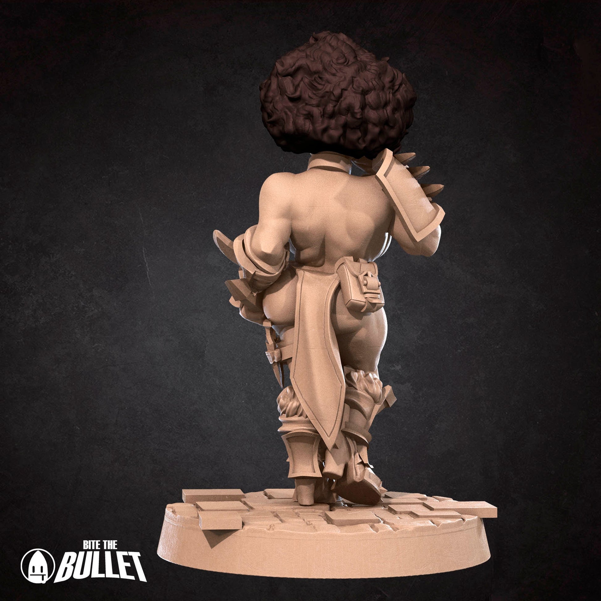 Topless dwarven woman acting seductive