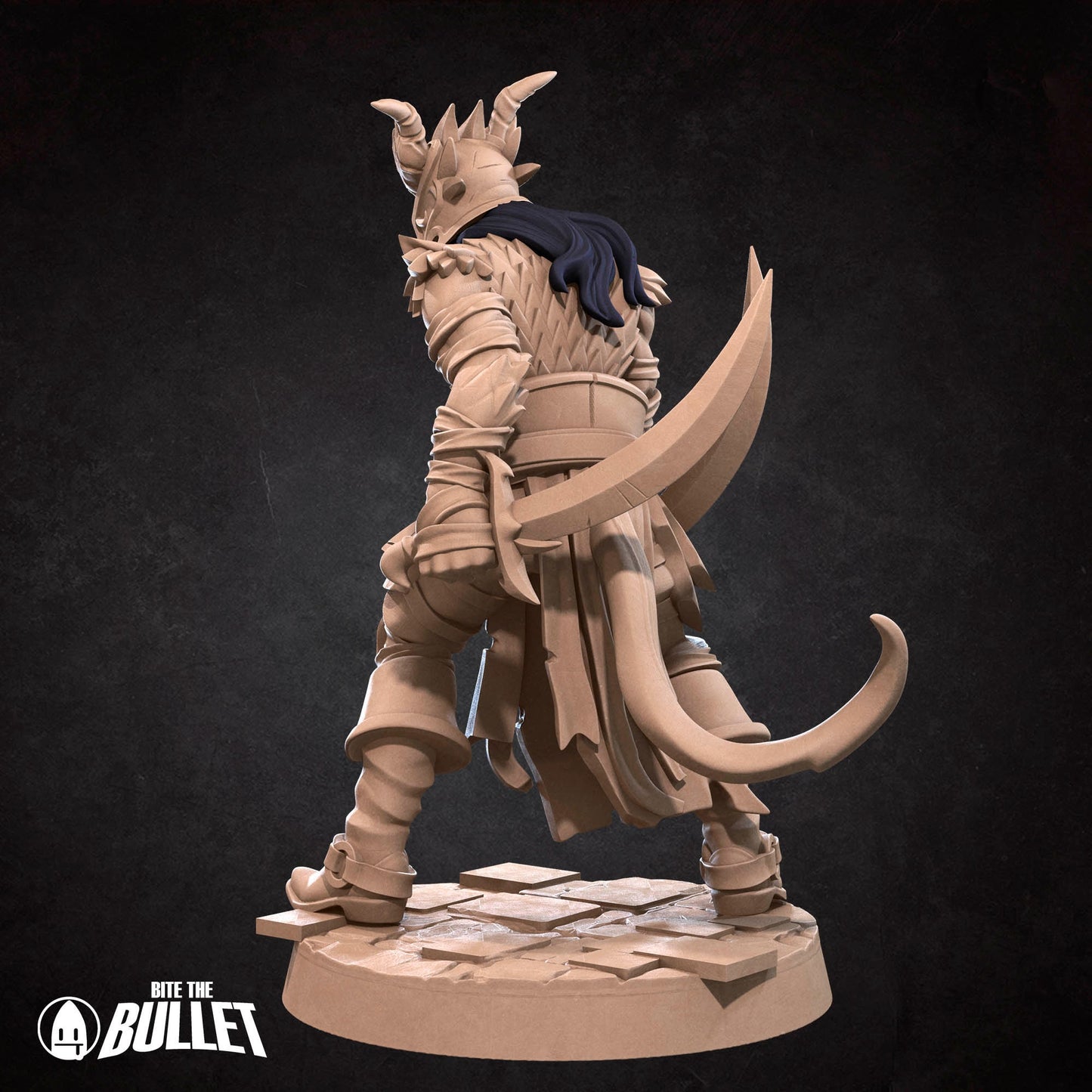 Tiefling Rogue | Bite The Bullet | 35mm Scale | Resin Printed Tabletop RPG Miniature Figures | DND | 5E
