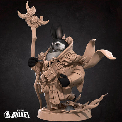 Harengon Warlock | Bite The Bullet | 35mm Scale | Resin Printed Tabletop RPG Miniature Figures | DND | 5E