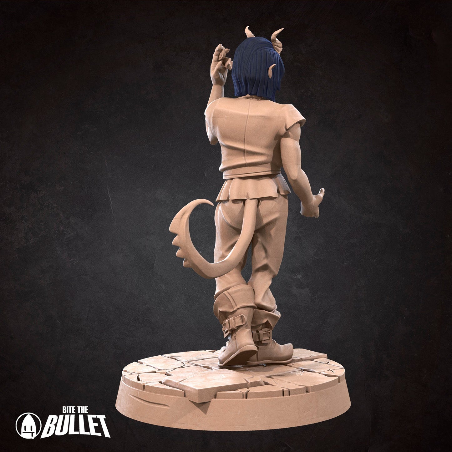 Tiefling Children Set | Bite The Bullet | 35mm Scale | Resin Printed Tabletop RPG Miniature Figures | DND | 5E