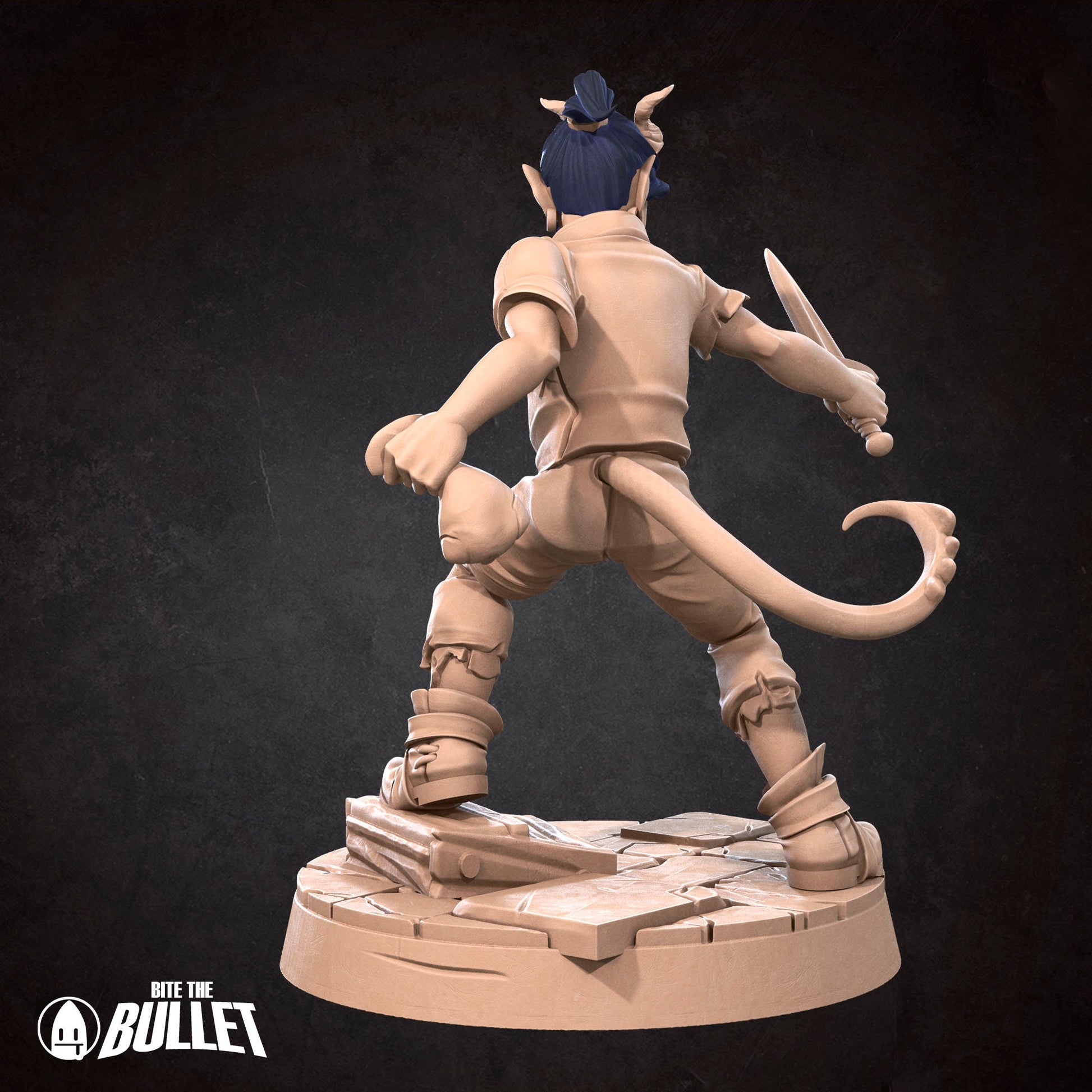 Tiefling Children Set | Bite The Bullet | 35mm Scale | Resin Printed Tabletop RPG Miniature Figures | DND | 5E
