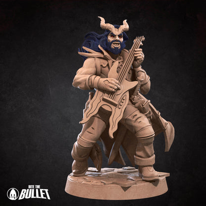 Tiefling Bard | Bite The Bullet | 35mm Scale | Resin Printed Tabletop RPG Miniature Figures | DND | 5E