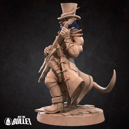Tiefling Bard | Bite The Bullet | 35mm Scale | Resin Printed Tabletop RPG Miniature Figures | DND | 5E