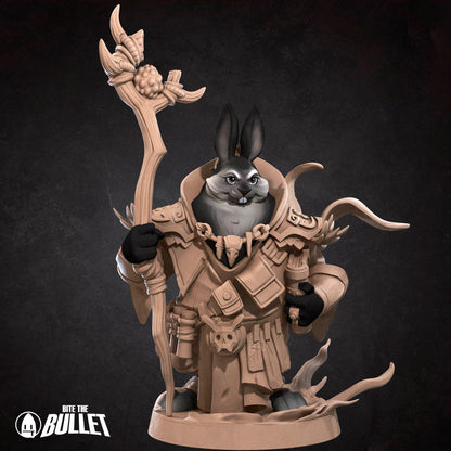 Harengon Warlock | Bite The Bullet | 35mm Scale | Resin Printed Tabletop RPG Miniature Figures | DND | 5E