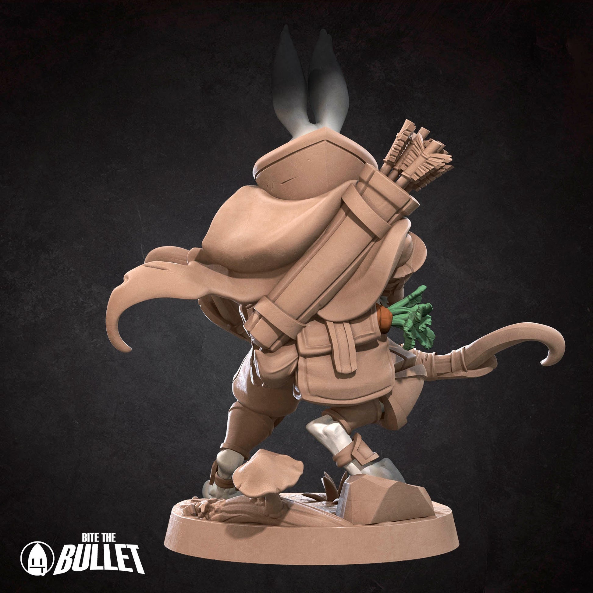 Harengon Ranger | Bite The Bullet | 35mm Scale | Resin Printed Tabletop RPG Miniature Figures | DND | 5E