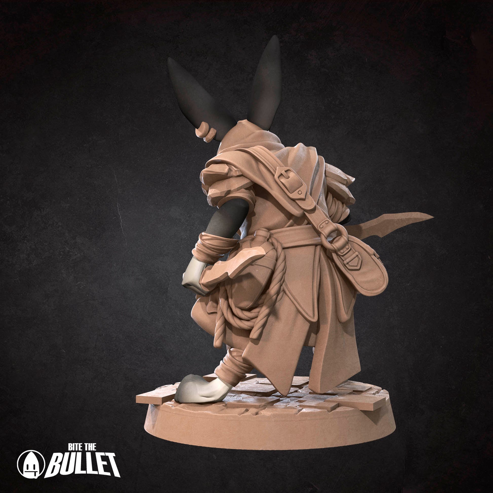 Harengon Rogue | Bite The Bullet | 35mm Scale | Resin Printed Tabletop RPG Miniature Figures | DND | 5E