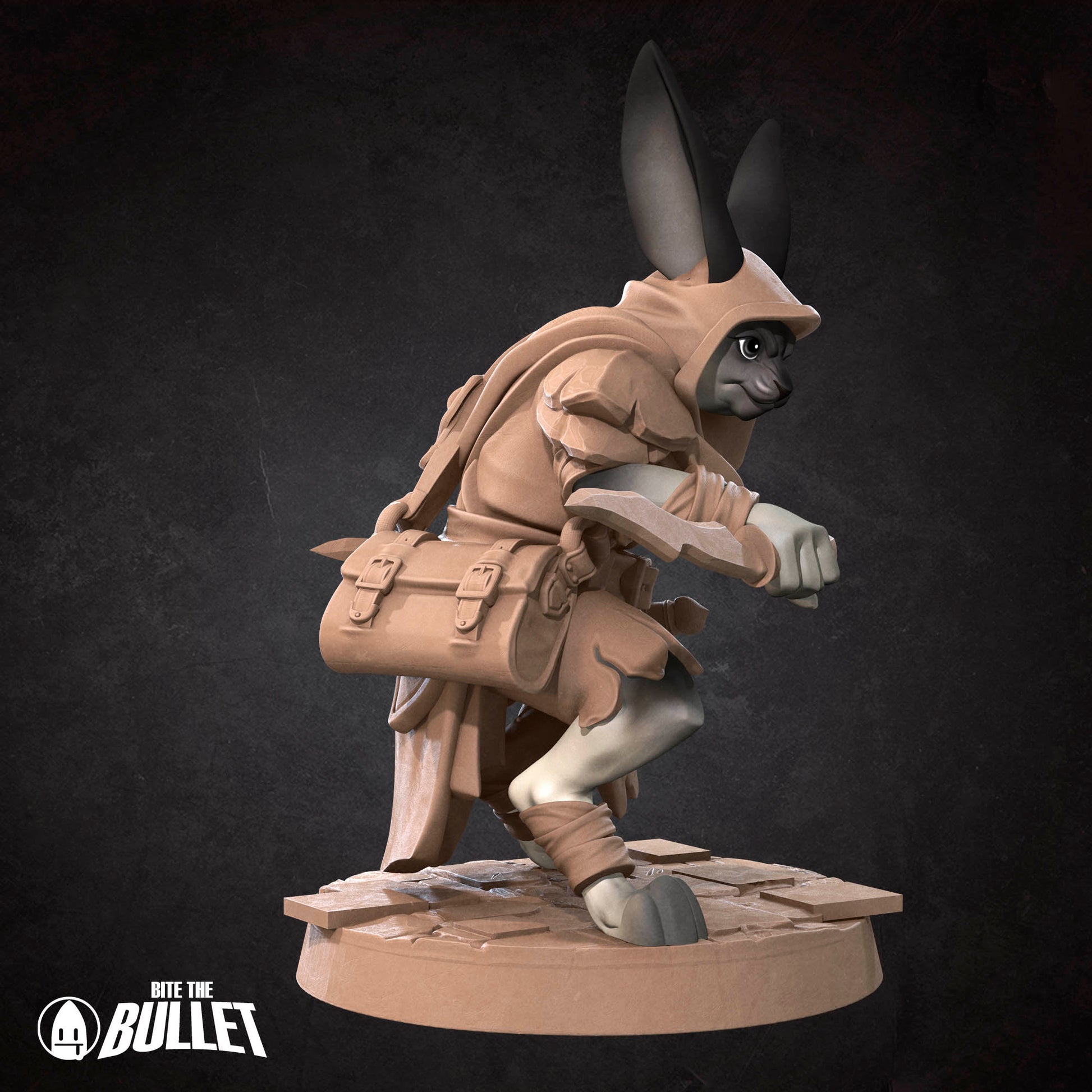 Harengon Rogue | Bite The Bullet | 35mm Scale | Resin Printed Tabletop RPG Miniature Figures | DND | 5E