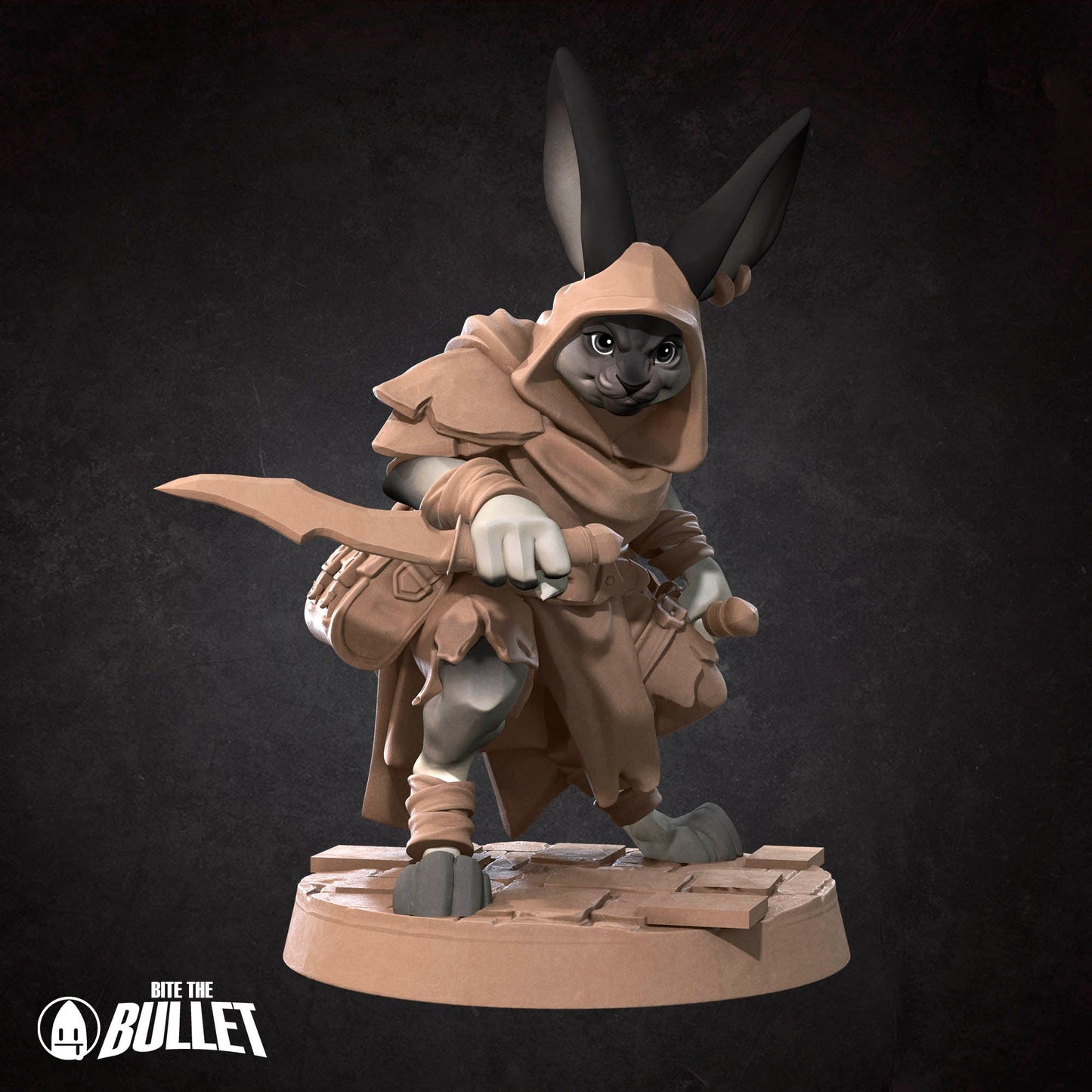 Harengon Rogue | Bite The Bullet | 35mm Scale | Resin Printed Tabletop RPG Miniature Figures | DND | 5E