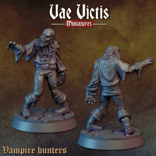 Undead Villager | Vae Victis Miniatures | 32mm Scale Resin Printed Tabletop RPG Figures for Tabletop Roleplaying or Wargaming