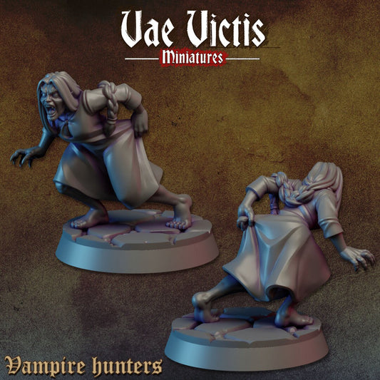 Vampire Spawn | Vae Victis Miniatures | 32mm Scale Resin Printed Tabletop RPG Figures for Tabletop Roleplaying or Wargaming