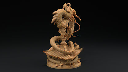Large Wind Dragon | Dragon Trappers Lodge | Chosen Of The Kami | 32mm Scale Resin Printed Tabletop RPG Figure For DND