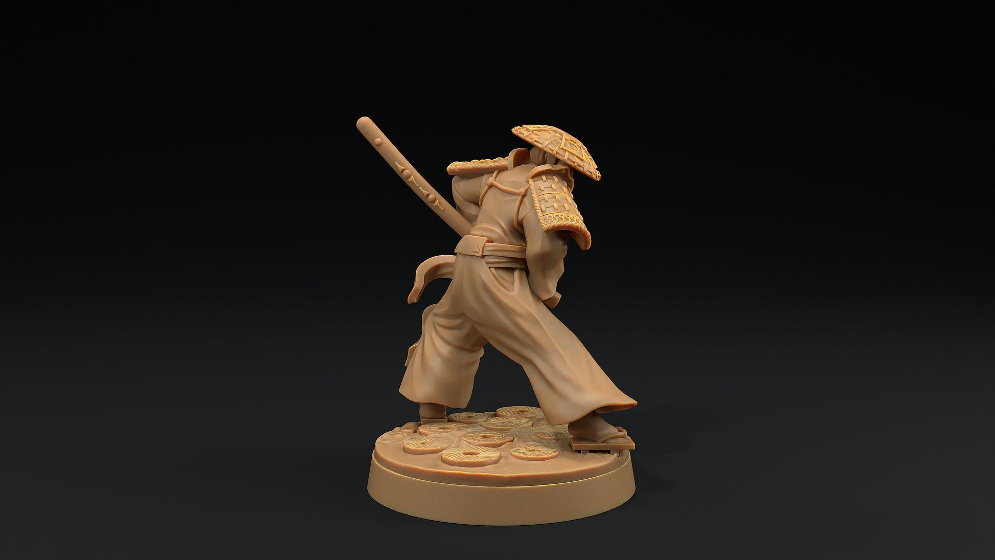 Sword Master Set | Dragon Trappers Lodge | Chosen Of The Kami | 32mm Scale Resin Printed Tabletop RPG Figure For DND