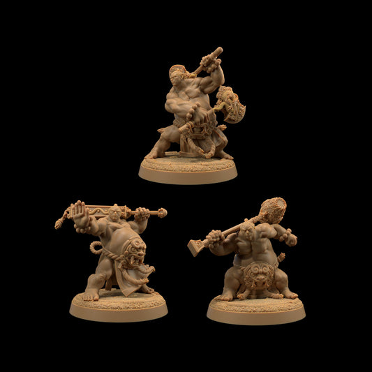 Sumo Set | Dragon Trappers Lodge | Chosen Of The Kami | 32mm Scale Resin Printed Tabletop RPG Figure For DND