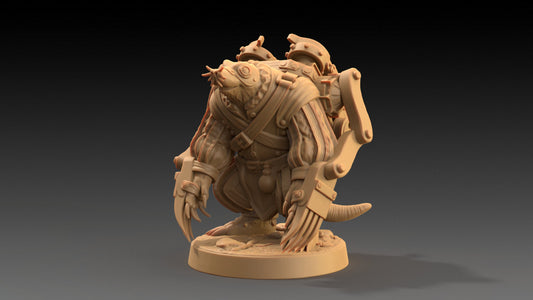 Guliver Trundleford, Mole Genius | Dragon Trappers Lodge | The Critterfolk of Bluewoods Barrows | 32mm Resin Printed TTRPG Figure For DND