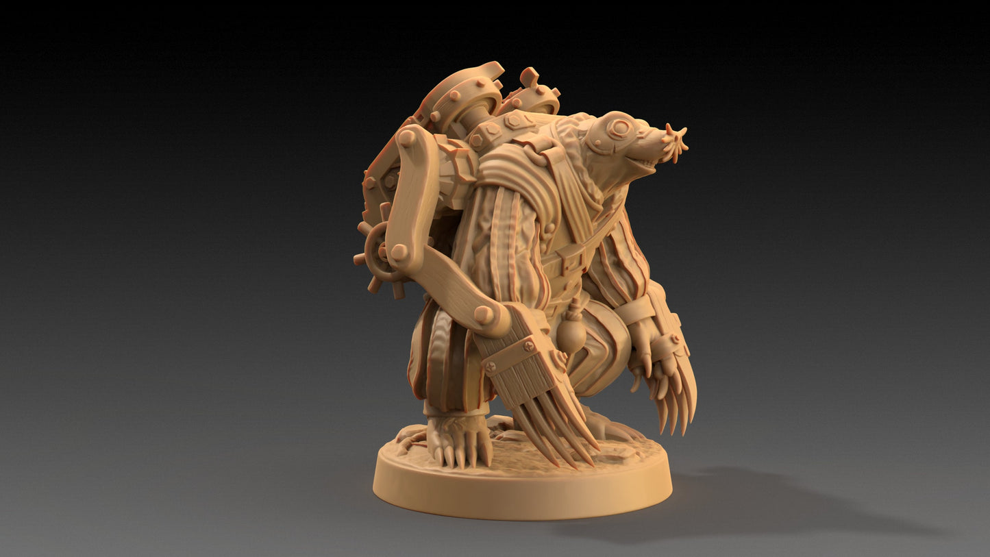Guliver Trundleford, Mole Genius | Dragon Trappers Lodge | The Critterfolk of Bluewoods Barrows | 32mm Resin Printed TTRPG Figure For DND
