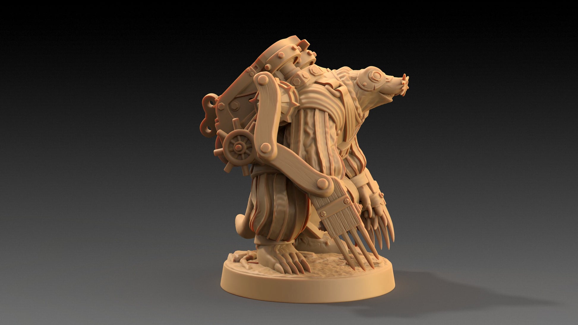 Guliver Trundleford, Mole Genius | Dragon Trappers Lodge | The Critterfolk of Bluewoods Barrows | 32mm Resin Printed TTRPG Figure For DND