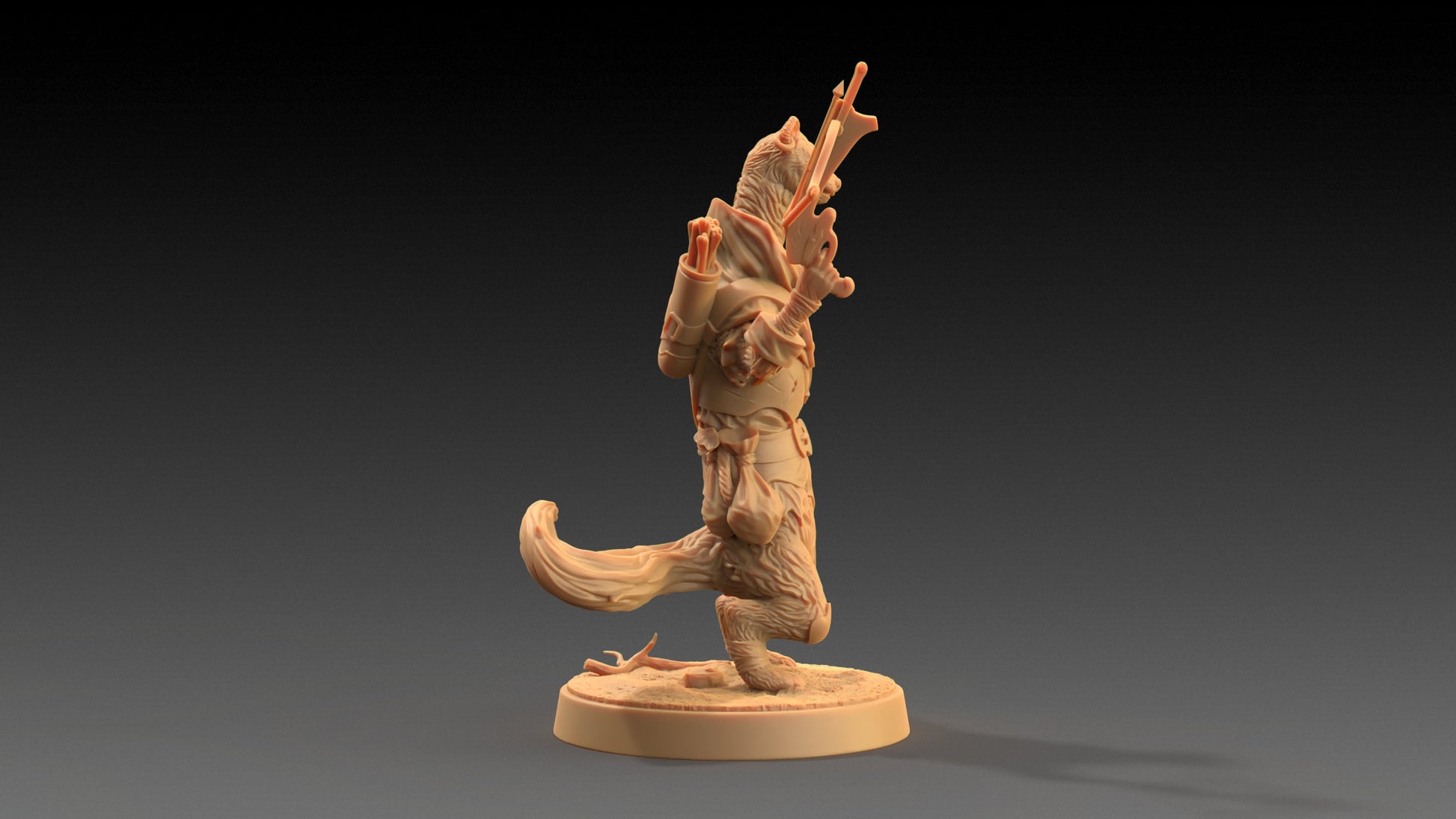 Ferret Skulker Set | Dragon Trappers Lodge | The Critterfolk of Bluewoods Barrows | 32mm Scale Resin Printed TTRPG Figure For DND